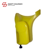 Expositor Metálico Swift Courser para Palos de Golf, Soporte para Putter con Logotipo Personalizado, Tubo Vertical Ranurado Negro/Blanco para Exhibición y Venta al por Menor