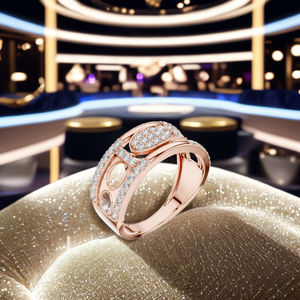 New Arrival Hip Hop Style Vvs Moissanite 925 Gold Ice Out Rings Customizable Unisex for <b>Wedding</b> Anniversary & Party Occasions - Product Image 2