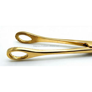 Pinza de Esponja Forster de Proveedor Real, Recta con Anillo de Bloqueo, Herramienta de Sujeción para Piercings Corporales, Opciones Personalizadas - Product Image 2