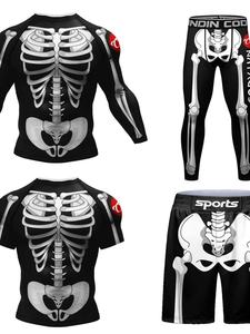 Custom MMA Rashguard BJJ Jiu Jitsu <b>Shirt</b> <b>Men</b> Women <b>Compression</b> UFC Fight Shorts Sublimation Sportswear Gym Training Boxing - Product Image 3