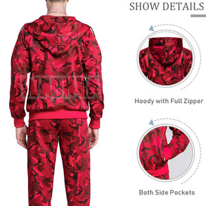 2026 New Arrival Zipper Sublimation Tracksuits High Quality Sublimation Tracksuits 100% Cotton Polyester Unisex - Product Image 5