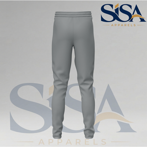 Custom <b>Light</b> Grey Regular Fit <b>Trouser</b> Pant Micro Stretch Sportswear Sizes XS-3XL - Product Image 3
