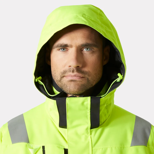 Combinaison de sécurité personnalisée en usine, haute visibilité, ignifuge, coupe-vent, respirante, protection de niveau B, travaux de construction hivernaux - Product Image 6