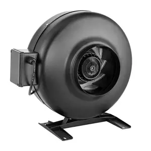 150W 2650Rpm 8'' Hydroponics Commercial Grow Room Ventilation In-line Airflow Duct Exhaust Fan