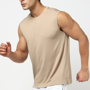Hot Sale 2026 High Quality Men Tank <b>Top</b> Knitted Casual Breathable Quick Dry Slim Fit Polyester Cotton <b>Low</b> MOQ Best Sale - Product Image 1