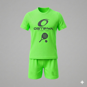Uniforme de Pickleball de Manga Corta con Estampado Frontal, Secado Rápido, Anti-UV, Ropa Deportiva de Verano, 100% Poliéster, Nueva Llegada, Cintura Elástica - Product Image 2