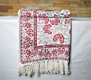 <b>Luxury</b> Eco-Friendly 100% Cotton Hand Block Print Throw <b>Blanket</b> for Home Decor-Modern Style All-Season Use Wholesale Product - Product Image 6