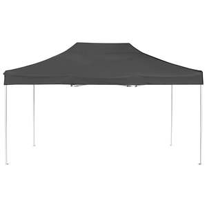 Tente de mariage et de fête en alliage d'aluminium anthracite et tissu Oxford avec revêtement PVC - Product Image 3