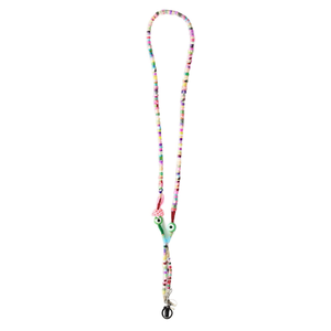 Cordon triple chaîne en perles de riz de 70 cm de la marque Z pour lunettes et téléphone avec motif fleur à quatre feuilles - Product Image 2