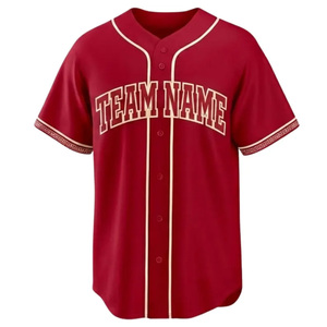 Maillot de baseball personnalisé de haute qualité avec logo, T-shirt premium avec nom d'équipe, sublimation douce, fabricant OEM, vêtements de sport unisexes - Product Image 5