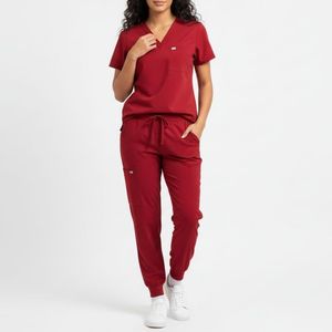 Hospital Nurse Scrubs Set Premium Medical Uniform with Custom Colors and Stand Collar Breathable Nursing Scrub Suits - Product Image 4