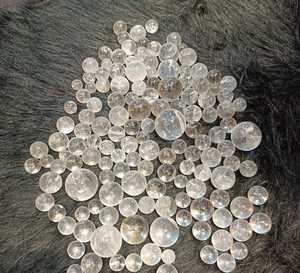 Clear Quartz <b>Mini</b> Sphere Crystal Ball-Rais Agate Brand Gujarat Origin Reiki Healing Energy - Product Image 1