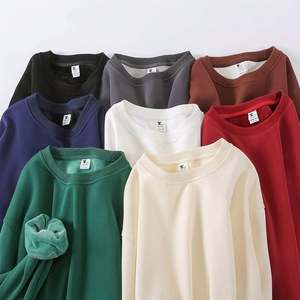 Sweat-shirt à col rond en coton personnalisé pour hommes, pull à capuche OEM en gros - Product Image 3