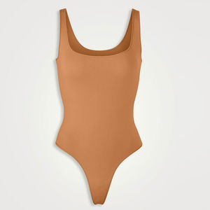 Body de Mujer con Logotipo Personalizado, Mono de Yoga con Estampado Sólido, Informal y a la Moda para Verano, Body Ajustado para Primavera - Product Image 1