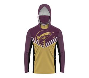 Sudadera con Capucha de Pesca de Manga Larga para Hombre, Impresión por Sublimación, Protección UV UPF 50, Poliéster, Camiseta Anti-UV para Exteriores - Product Image 5