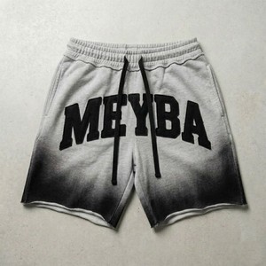 Vintage Washed Graphic Sweat <b>Shorts</b> Relaxed Fit Drawstring Casual Streetwear Lounge Cotton Blend Summer <b>Shorts</b> For Men - Product Image 1