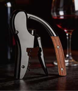 Modern Metal Corkscrew With Wooden Handle Convenient <b>Bottle</b> Opener For Wine Opening - Product Image 1