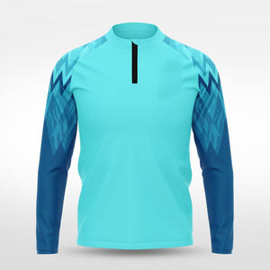 Chaqueta Deportiva de Alta Calidad para Hombre, Sublimada, con Cierre de 1/4, Transpirable, de Nailon y Poliéster, Ligera, para Deportes al Aire Libre - Product Image 3