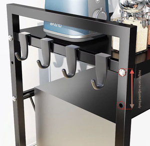 Vietnam 2 Tier Expandable <b>Microwave</b> Oven Shelf Rack Kitchen Countertop <b>Storage</b> Organizer Shelf - Product Image 4