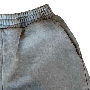 กางเกงขาสั้นเอวสูงทรงฮิตขายส่งสำหรับฤดูร้อน หลายสี ล้างสีแบบแอซิดวอช สำหรับผู้หญิง - Product Image 5