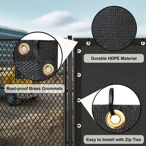 Rete da Giardino in HDPE Nero 4FT X 50FT - Product Image 5