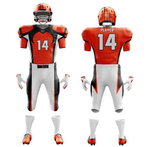 High Quality Breathable Fully Sublimated American Football Uniforms Custom Durable Printed Design Custom Colors Logo Short - Product Image 1