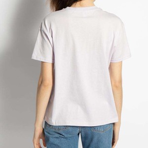 เสื้อยืดคอกลมผู้หญิง สีพื้น แขนสั้น ทรงปกติ ผ้าฝ้ายเจอร์ซีย์ 100% ระบายอากาศได้ดี ใส่ได้ทุกฤดู ปี 2026 - Product Image 3