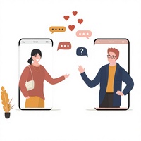 Application mobile de rencontre avancée avec IA, messagerie sécurisée, vérification de profil, version Internet, compatible MAC