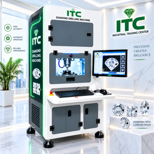 Machine de perçage au diamant ITC, équipement de micro-perçage automatique de précision CNC, laser auto-nivelant, garantie de 2 ans pour les bijoux - Product Image 1