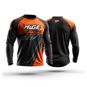 Maillot de moto respirant à séchage rapide en polyester, design OEM, pour course, cyclisme en plein air, motocross - Product Image 1