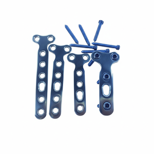 Plaque en T de blocage dorsale pour radius distal 2,7 mm 3-6 trous et vis 39 pièces Titane G5 - Product Image 1