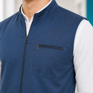 Combinaison médicale unisexe à col en V, respirante, résistante aux plis, en polyester, viscose et élasthanne, uniforme pour médecins et infirmières - Product Image 3