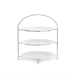 Creative spiral staircase gold metal cake stand features multiple <b>steps</b> leading to a top <b>platform</b> available at wholesale prices. - Product Image 5