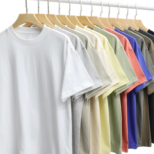 Wholesale High Quality Heavyweight Small <b>Collar</b> <b>T</b> <b>Shirt</b> 240gsm OEM <b>T</b> <b>Shirts</b> Street Wear Custom Graphic <b>T</b> <b>Shirt</b> - Product Image 6