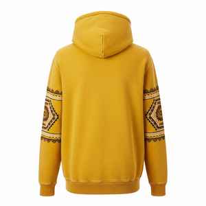 Sudadera con Capucha Bordada – Felpa Premium con Efecto Ácido, Diseño Detallado de Mandala y Gráficos Tribales, Ropa Urbana Artesanal de Edición Limitada - Product Image 3