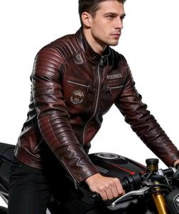 Veste en cuir véritable pour homme de haute qualité, design personnalisé, mode, à capuche, streetwear, hiver, fonction imperméable - Product Image 3