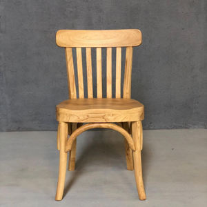 Ensemble de table et de chaises de salle à manger en teck moderne, durable et écologique pour hôtels, cafés, salons - Product Image 1