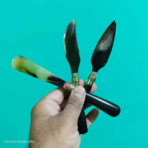 Couteaux de luxe en corne de buffle et de bœuf, couteaux culinaires et de collection faits à la main de qualité supérieure à prix avantageux - Product Image 5