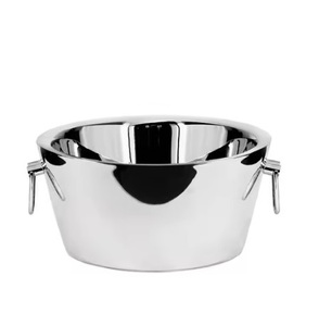 Cubo de Hielo Grande de Metal para Champán, Decoración Elegante para Mesa, Accesorios de Bar, Cubos para Vino y Bebidas para Fiestas y Eventos - Product Image 5