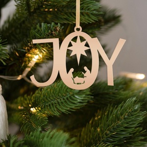 Rustic Metal Silver Circle Shape Nativity Scene Laser Cut Circle Trending <b>Christmas</b> Garden Decor Nativity New Hanging Nativity - Product Image 4