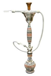 Handcrafted Metal <b>Hookah</b> For Ethnic Interior Decor And Vintage Inspired Artistic Collectible Showcase Use - Product Image 6