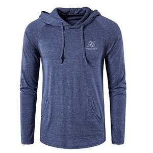 Sweat-shirts d'entraînement pour hommes à séchage rapide et légers, haute qualité, faible MOQ, sweats-shirts d'entraînement basiques pour hommes - Product Image 1