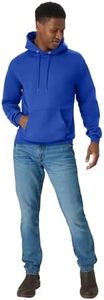 เสื้อสเวตเชิ้ตมีฮู้ดสีน้ำเงินรอยัลสำหรับผู้ชาย ทรงปกติ ผ้าฝ้ายฟลีซ สวมใส่สบาย มีกระเป๋าหน้า เหมาะสำหรับใส่ในฤดูใบไม้ร่วง - Product Image 3