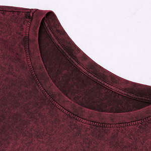 Nueva Camiseta de Hombre con Lavado Ácido, Logotipo/Colores Personalizados, Antiarrugas, Transpirable, con Precio al por Mayor - Product Image 3