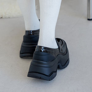 Mocassins à plateforme en PU pour femme Ann'S, semelle épaisse, talon de 6,5 cm, doublure de talon rembourrée, soutien de la voûte plantaire, chaussures décontractées et tendance - Product Image 3