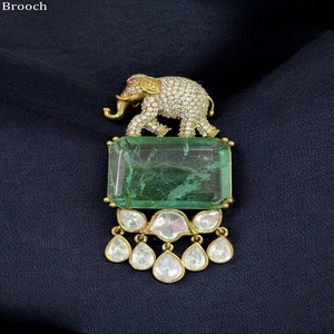 Premium Quality <b>Elephant</b> Brooch with Luxury Finish Elegant Statement Jewelry for Sophisticated Style Perfect For Party Wear - Product Image 1