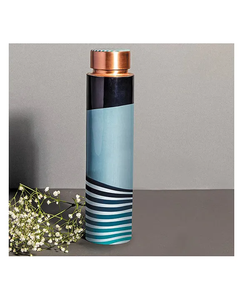 Modern Nordic Copper Water <b>Bottle</b> Instant Traders' Hot Sale Home Outdoor Indoor Use Adult Eco-Friendly 1000ml with Lid - Product Image 1