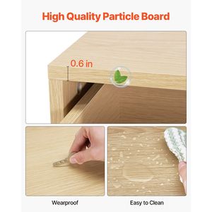 Cassettiera Moderna Minimalista a 6 Cassetti in Legno con Dispositivo Antiribaltamento Scorrevole, Soluzione di Archiviazione per Armadio - Product Image 5