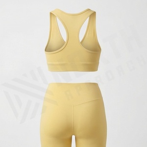 Conjunto de Leggings y Sujetador Deportivo para Yoga, Ropa Deportiva de Moda para Mujer con Logotipo Personalizado, Ropa Deportiva para Gimnasio, Atuendo Atlético para Mujer - Product Image 2