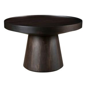 Table basse grande en bois de manguier, finition naturelle, forme ronde, magnifique pour décorer hôtel, maison, restaurant, cafétéria, sur mesure - Product Image 3